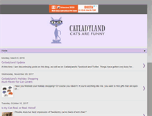 Tablet Screenshot of catladyland.net